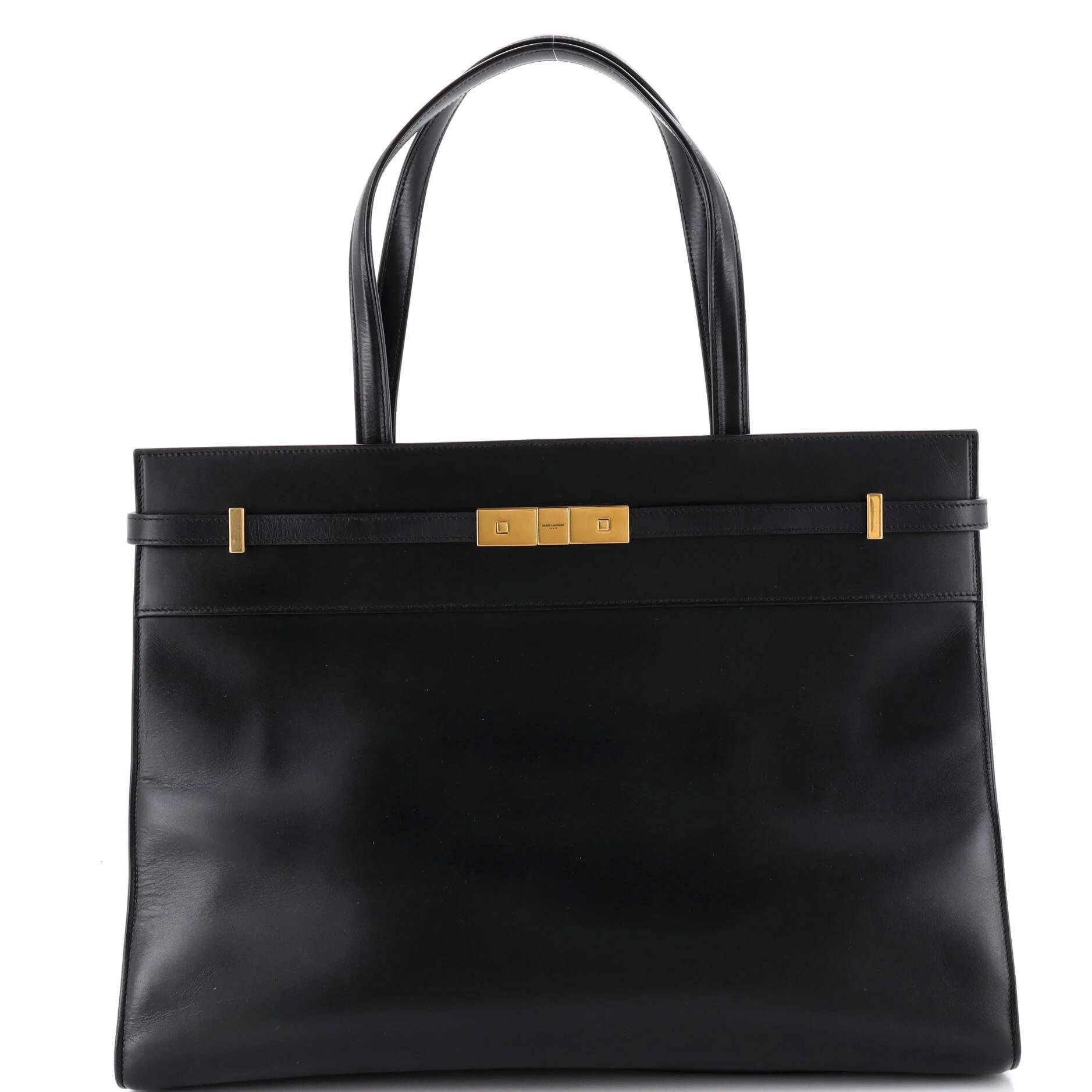 Leather tote