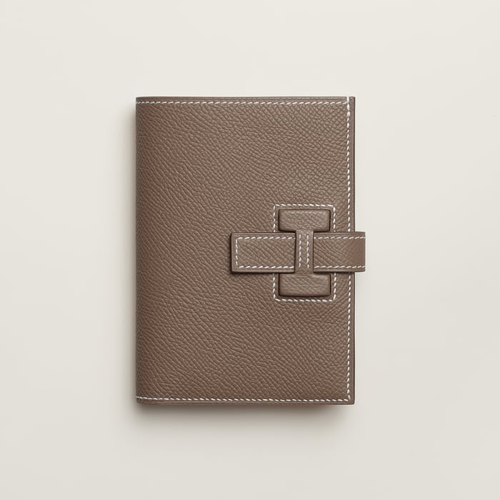 Etoupe New H Passant 컴팩트 지갑