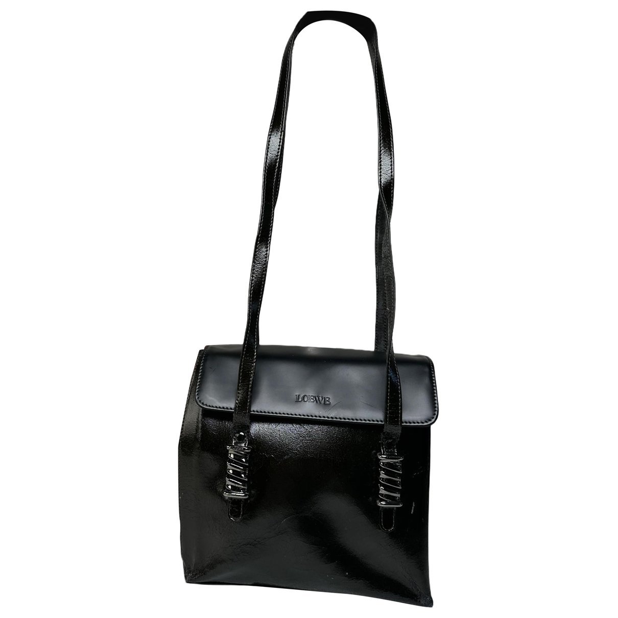 Puzzle leather handbag