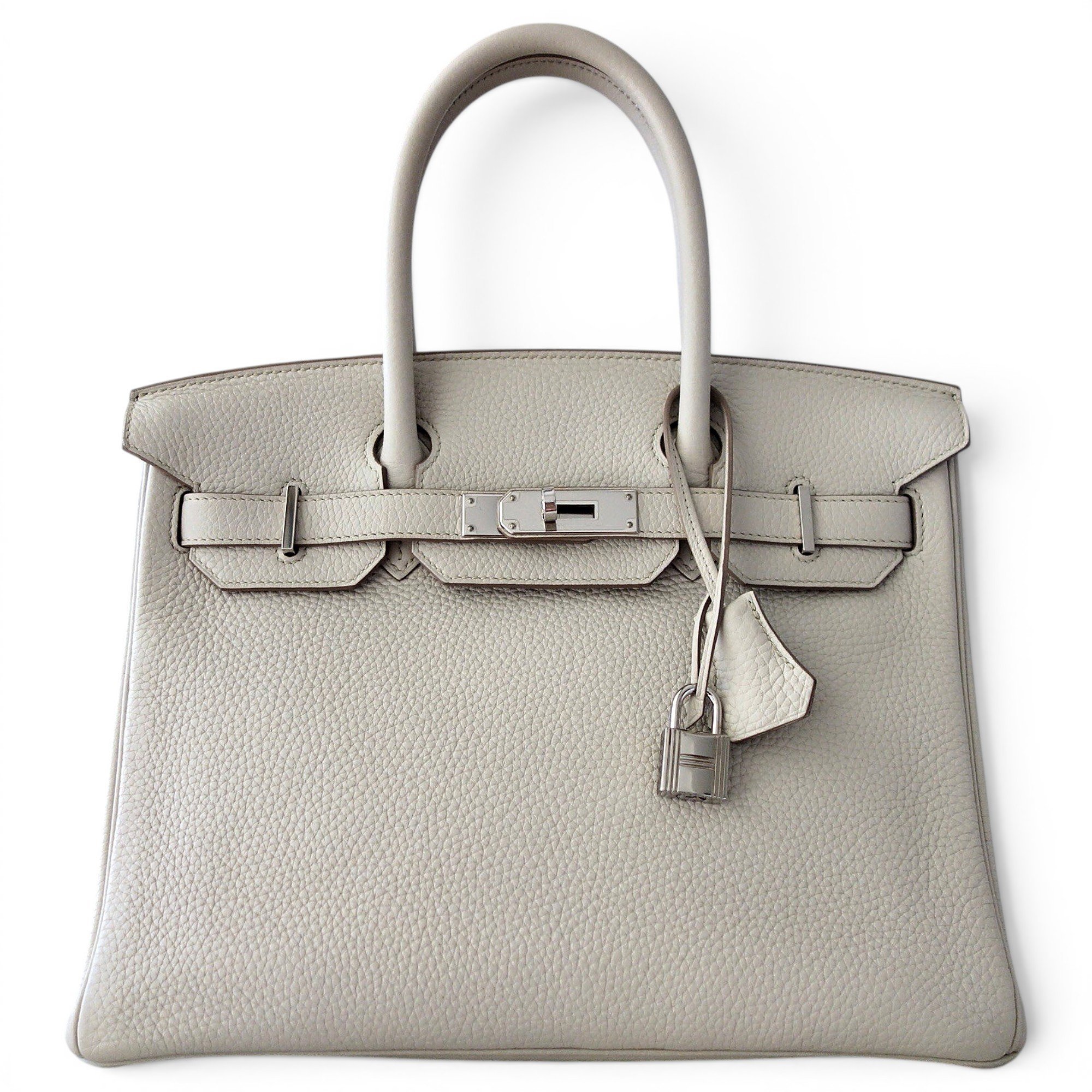 Hermes Birkin 30 Handbag Craie Togo Leather 2017