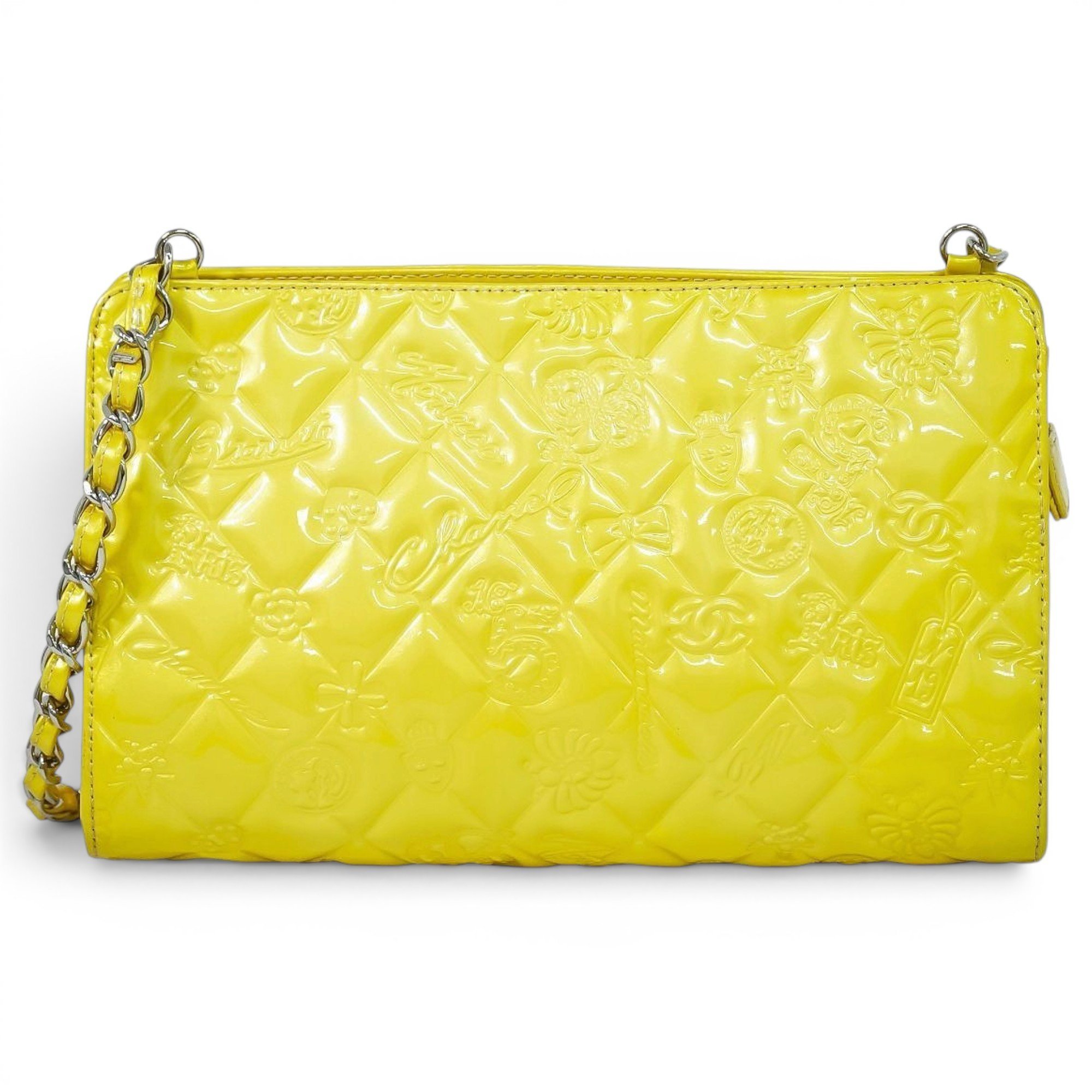 Patent leather handbag