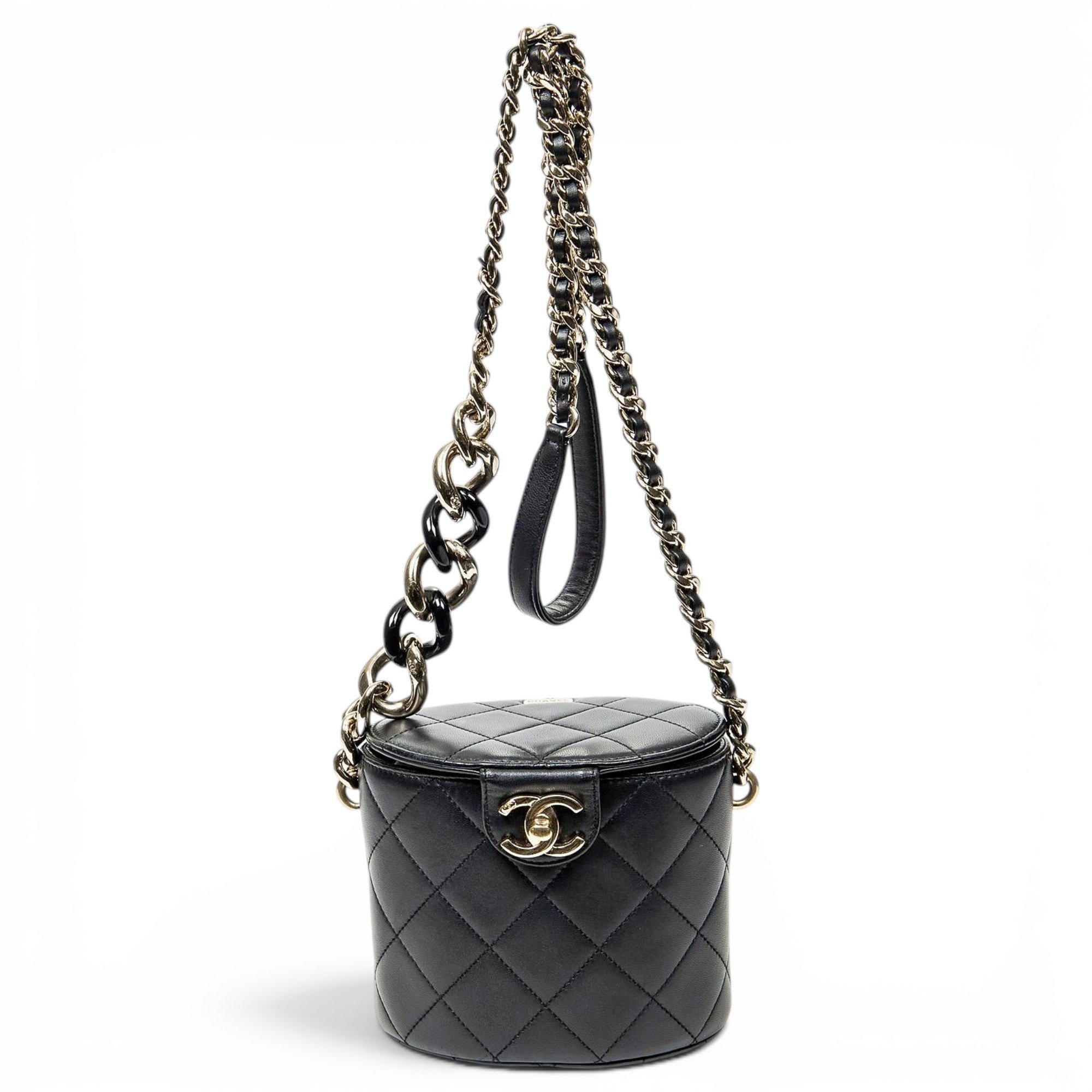 Leather vanity case