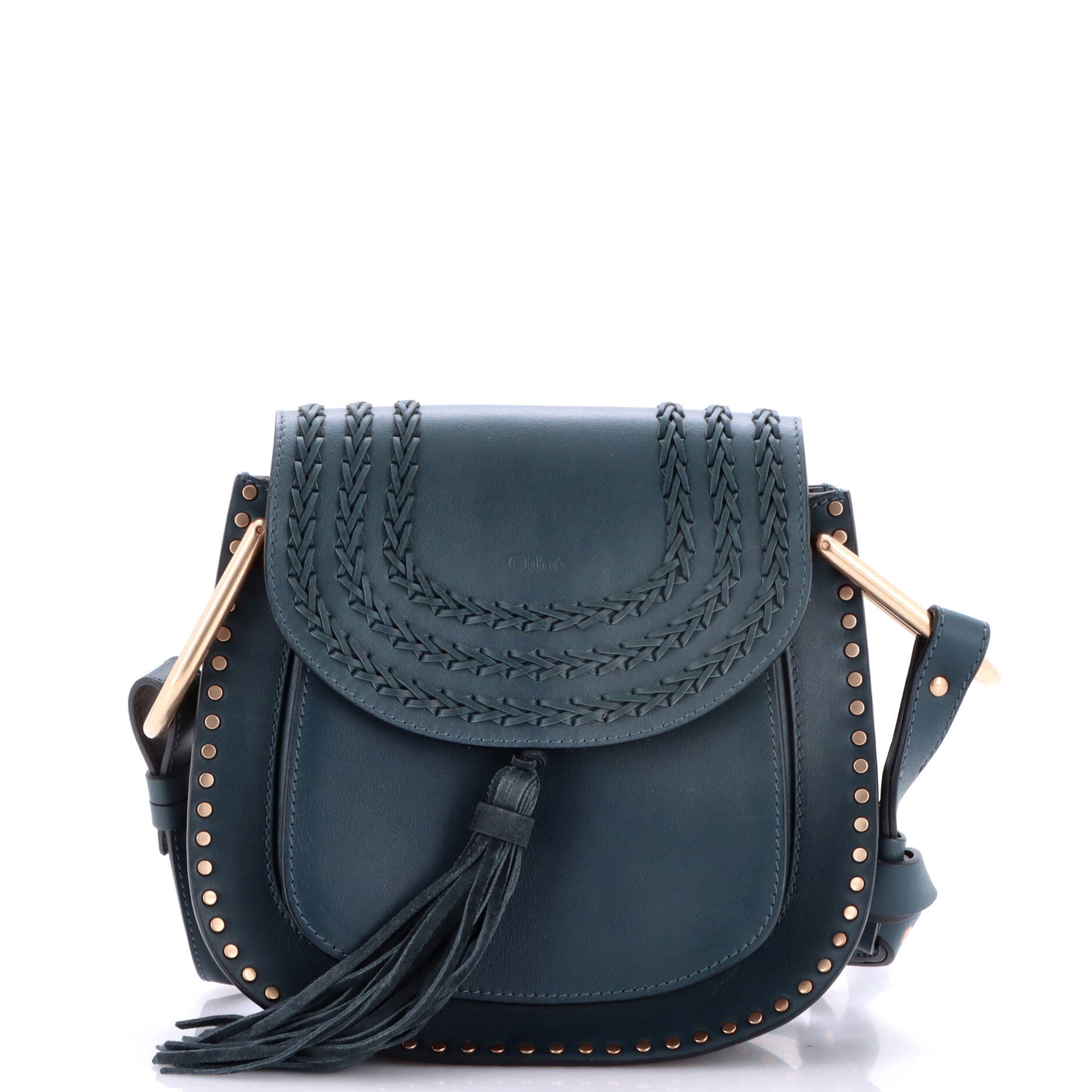 Hudson Handbag Whipstitch Leather Small