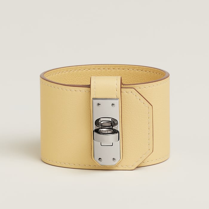 Jaune Poussin Kelly Twist Bracelet, Large Model