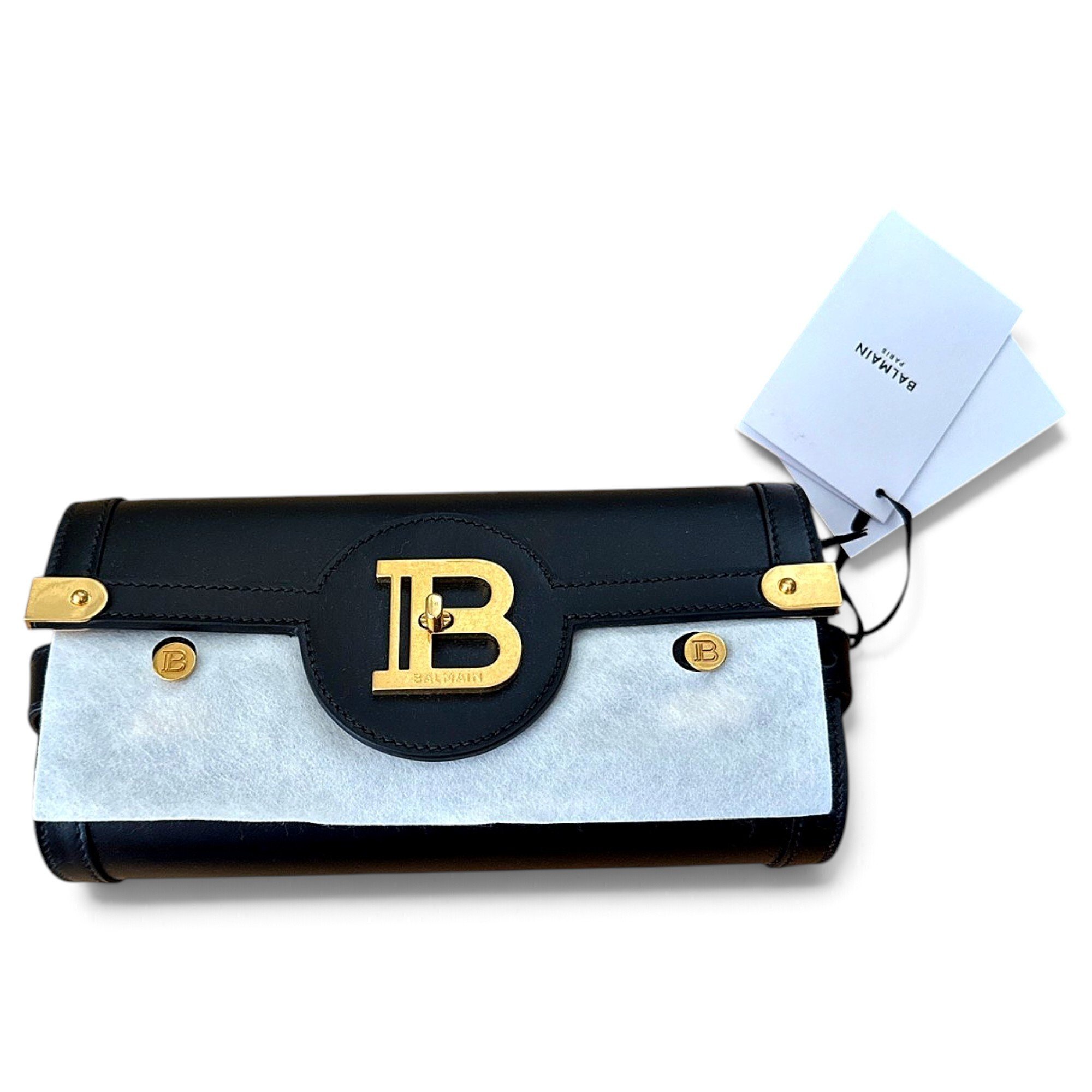 Balmain BBuzz leather handbag
