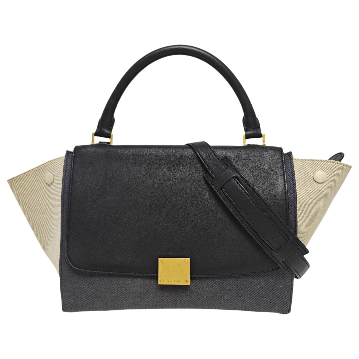 Trapèze cloth handbag