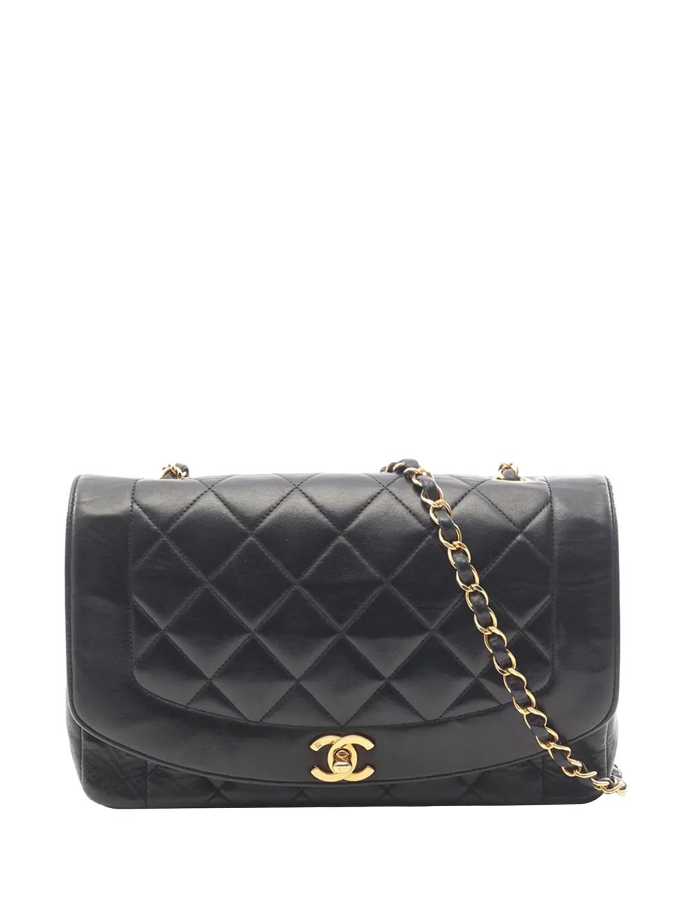 1994-1996 Medium Lambskin Diana Flap crossbody bag