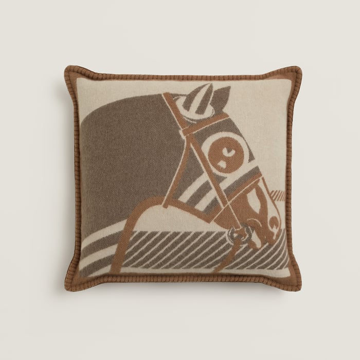 Brun Cheval a La Couverture Pillow