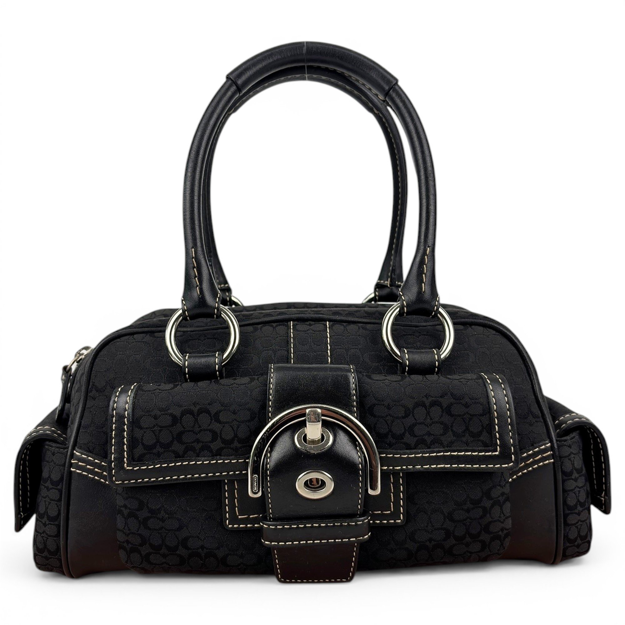 Signature Sufflette cloth handbag