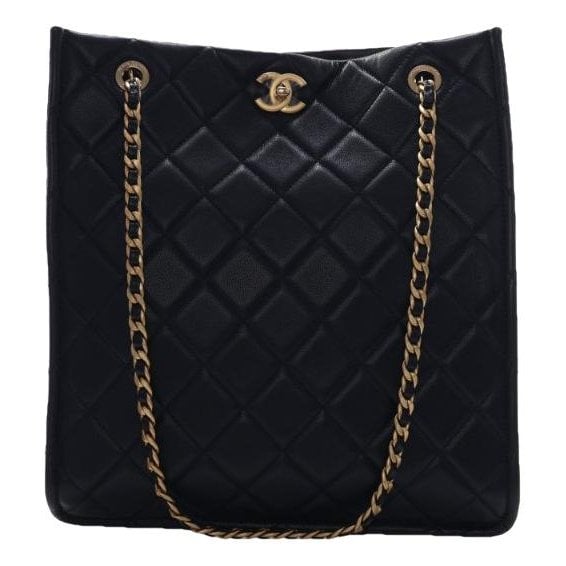 Leather tote
