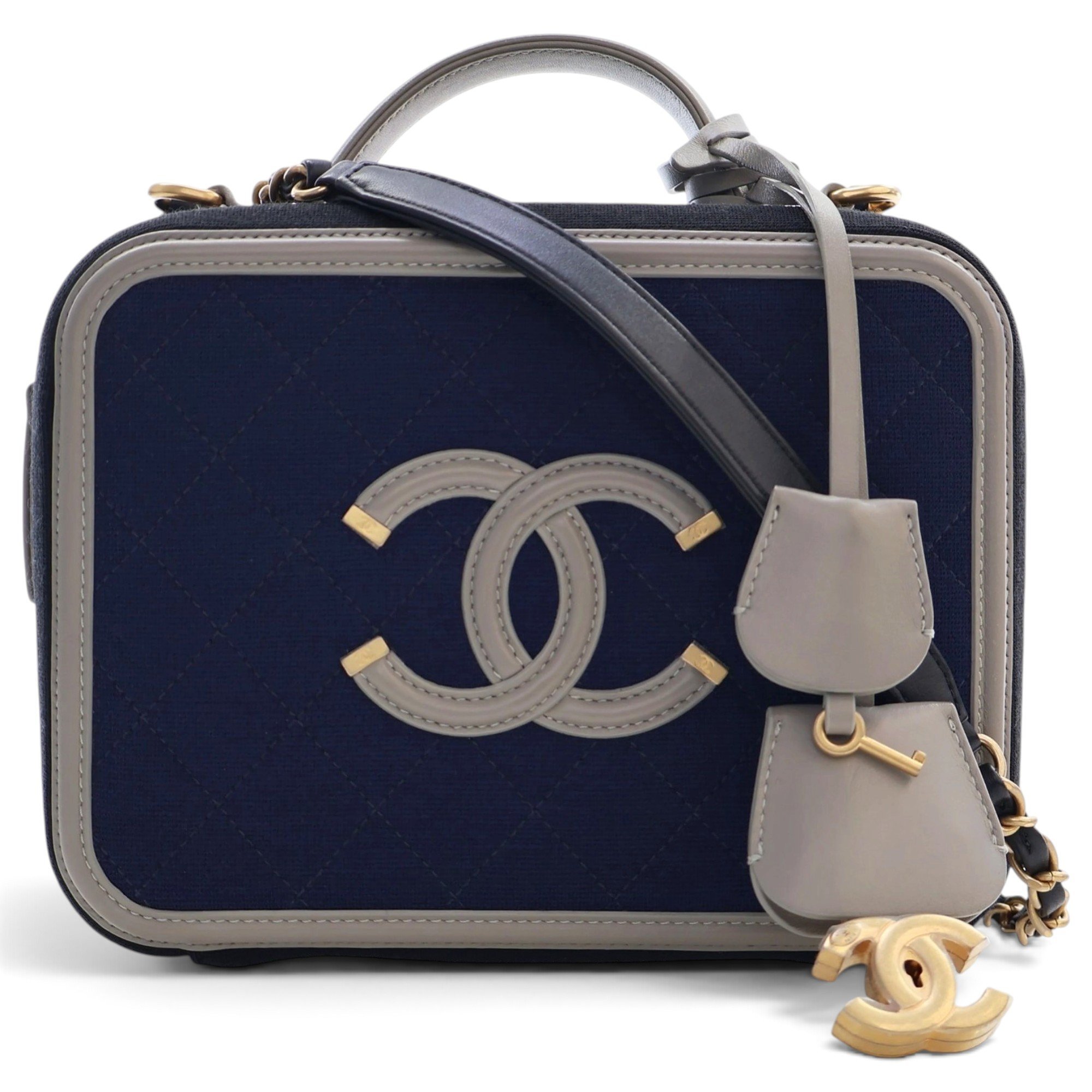 CC Filigree cloth crossbody bag