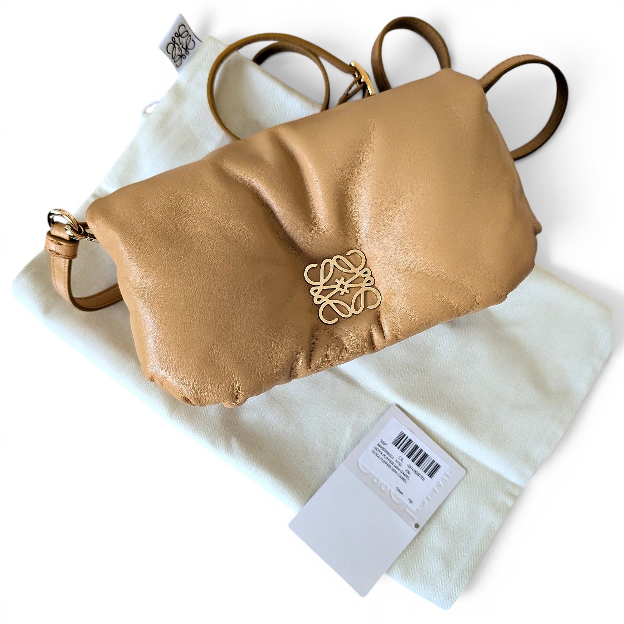 Goya Puffer leather crossbody bag