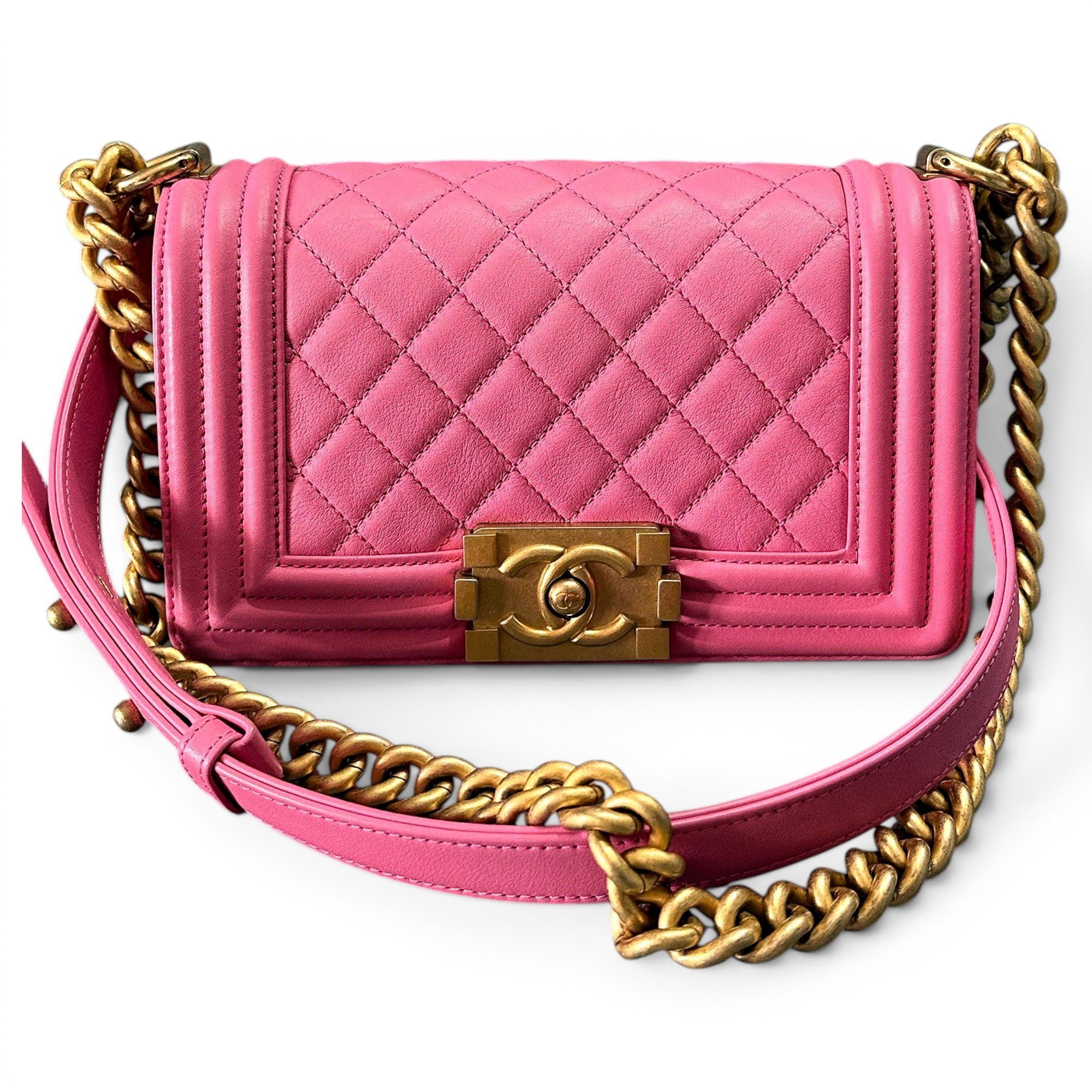 Boy leather crossbody bag