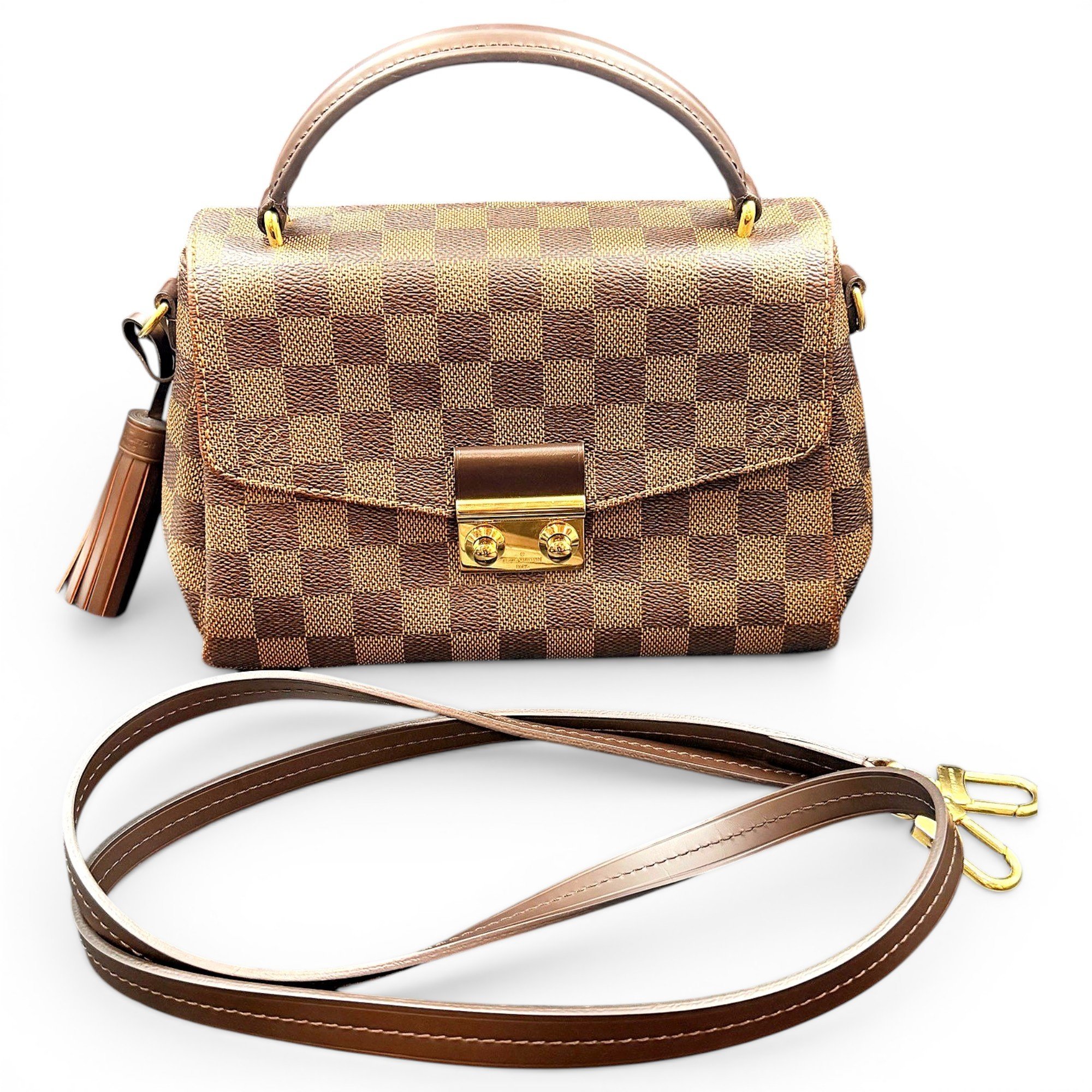 Croisette leather handbag