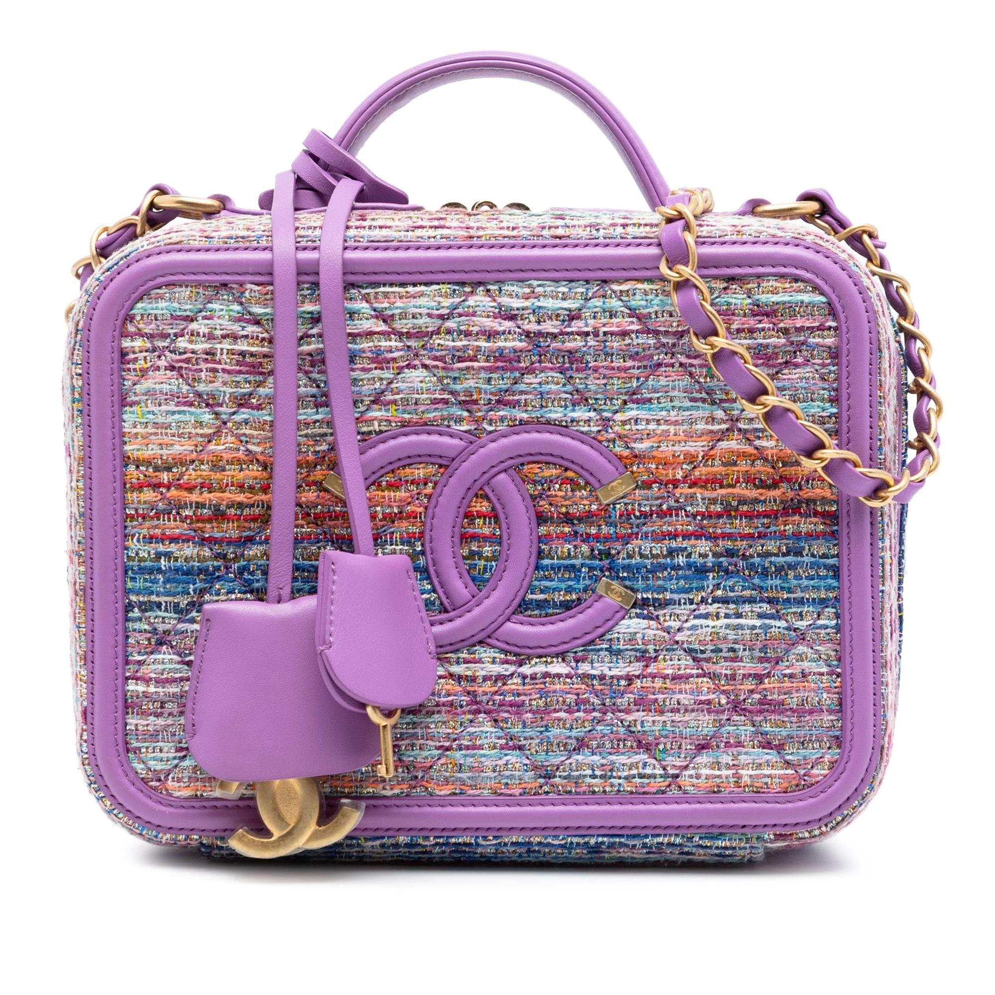 CC Filigree leather satchel