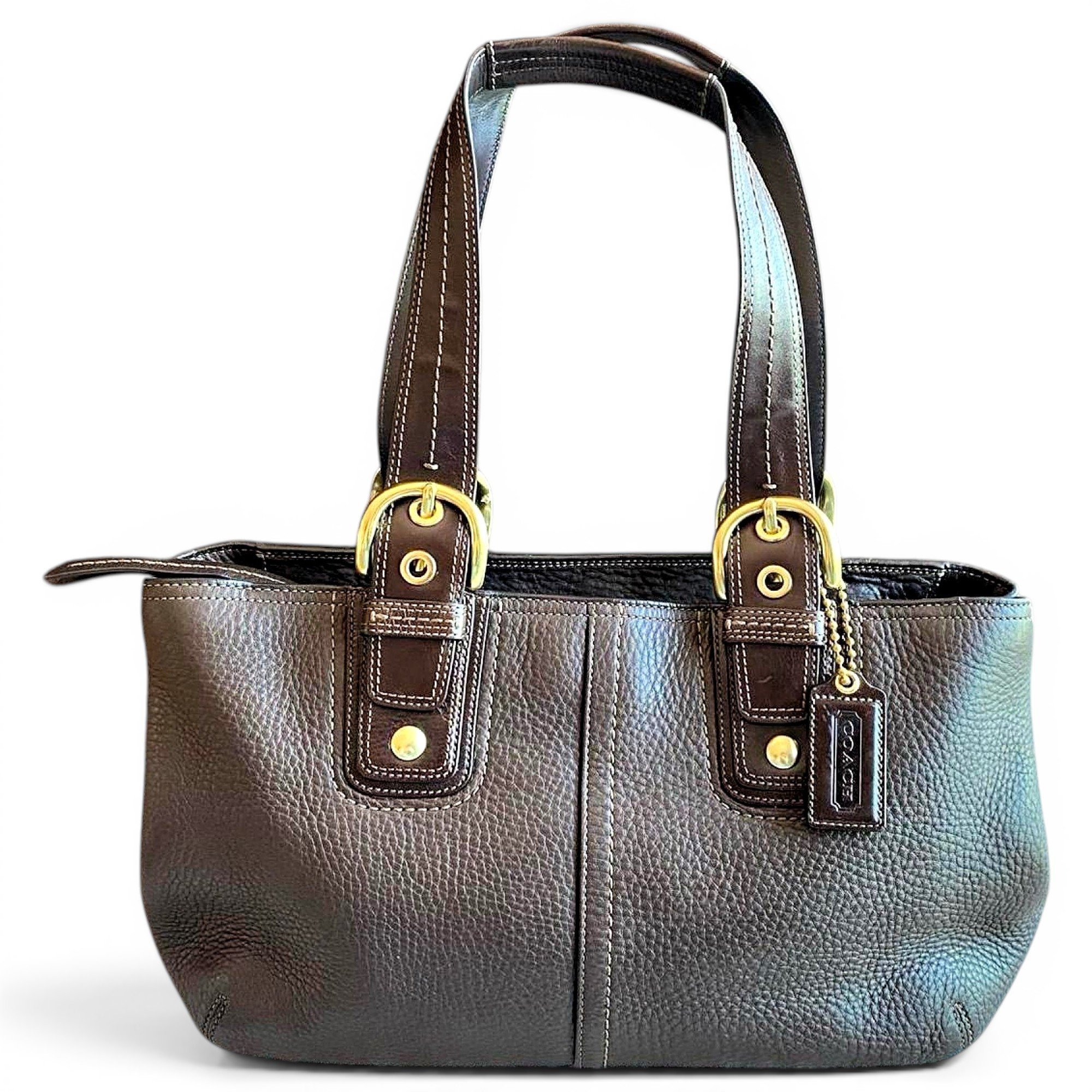 Leather satchel