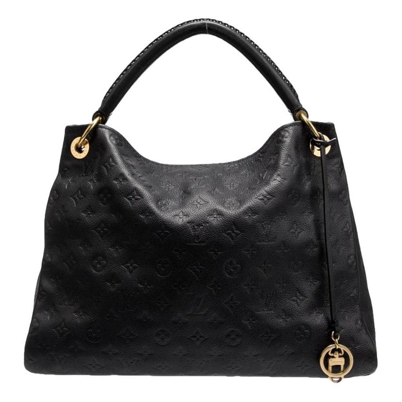 Artsy leather handbag