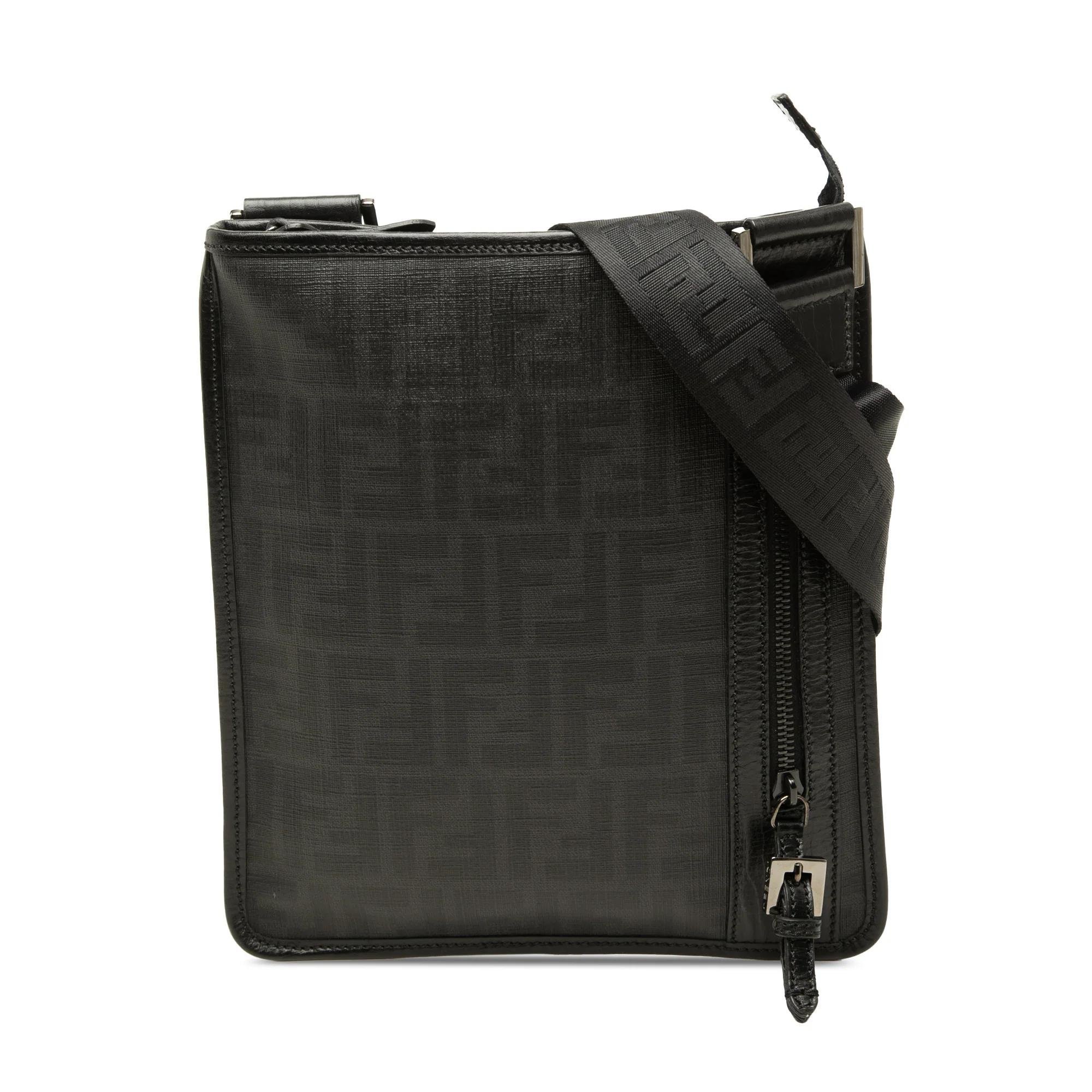Pocket leather handbag