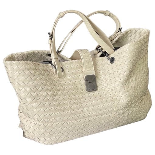 Leather tote
