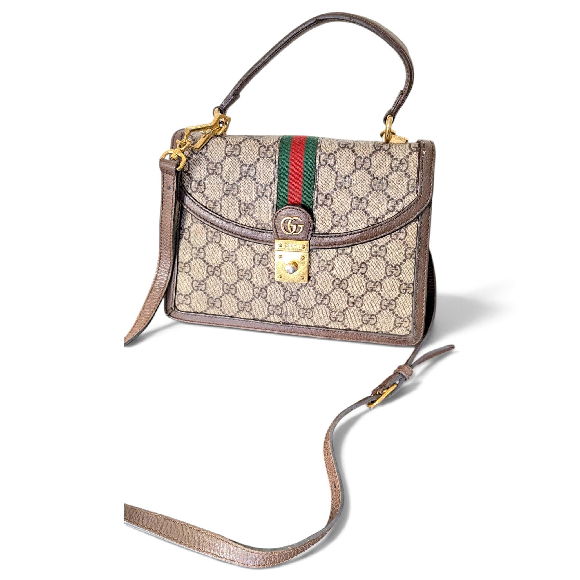 Ophidia leather handbag