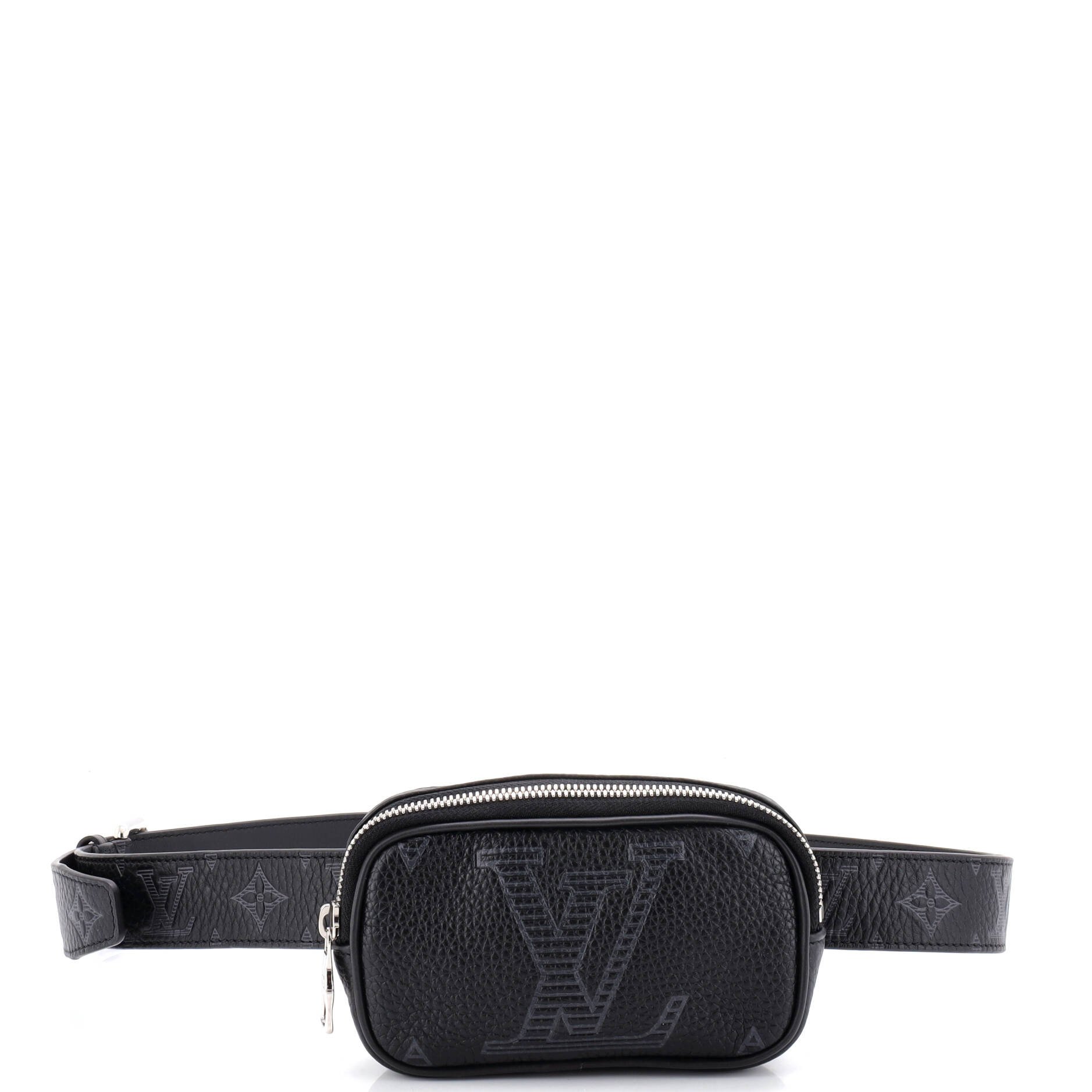 Signature Pocket Belt Bag Monogram Shadow Giant Taurillon Leather