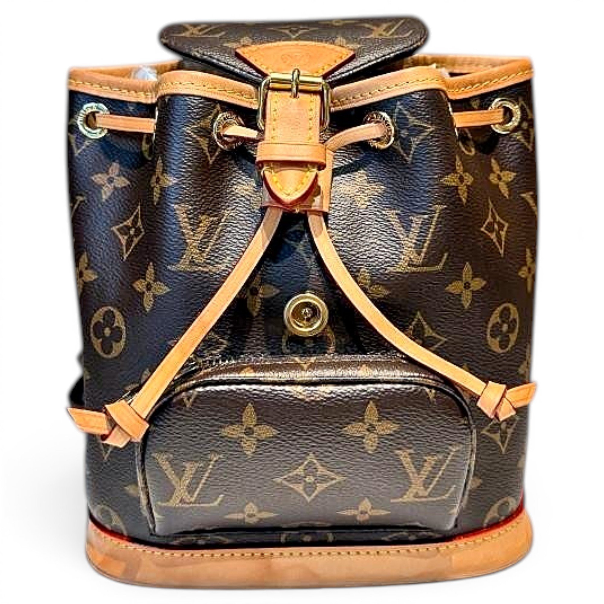 Leather backpack