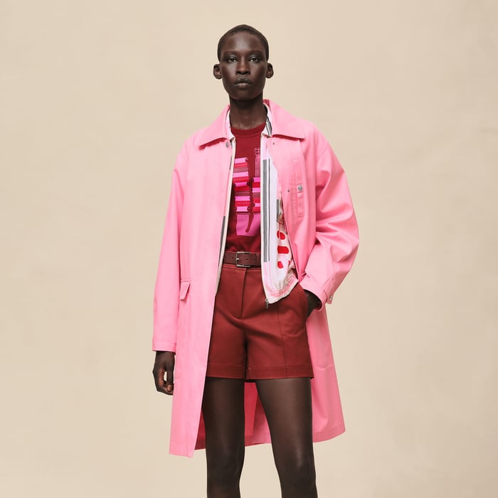 Rose Bonbon Harness Coat