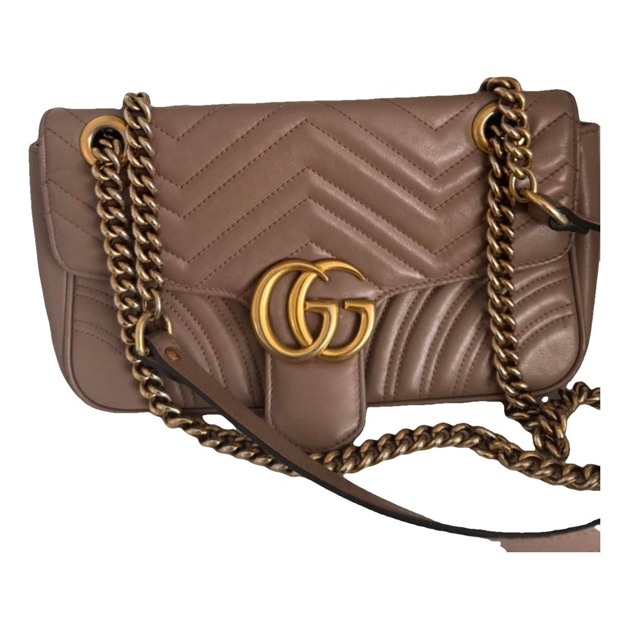 GG Marmont Flap leather crossbody bag