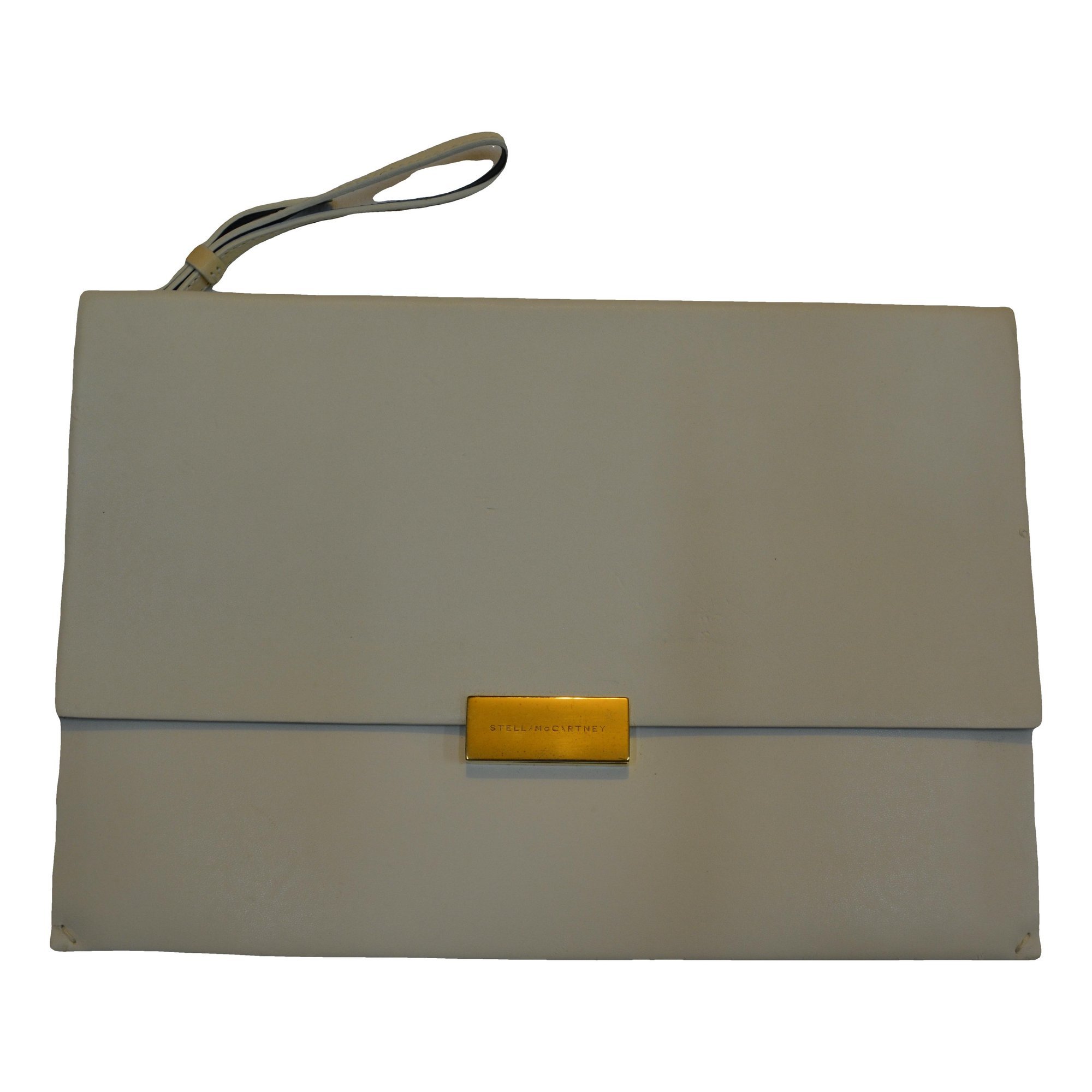 Leather clutch bag