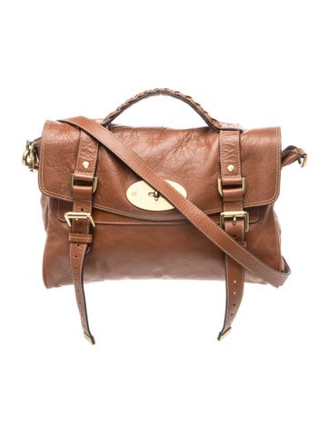 Leather Top Handle Bag