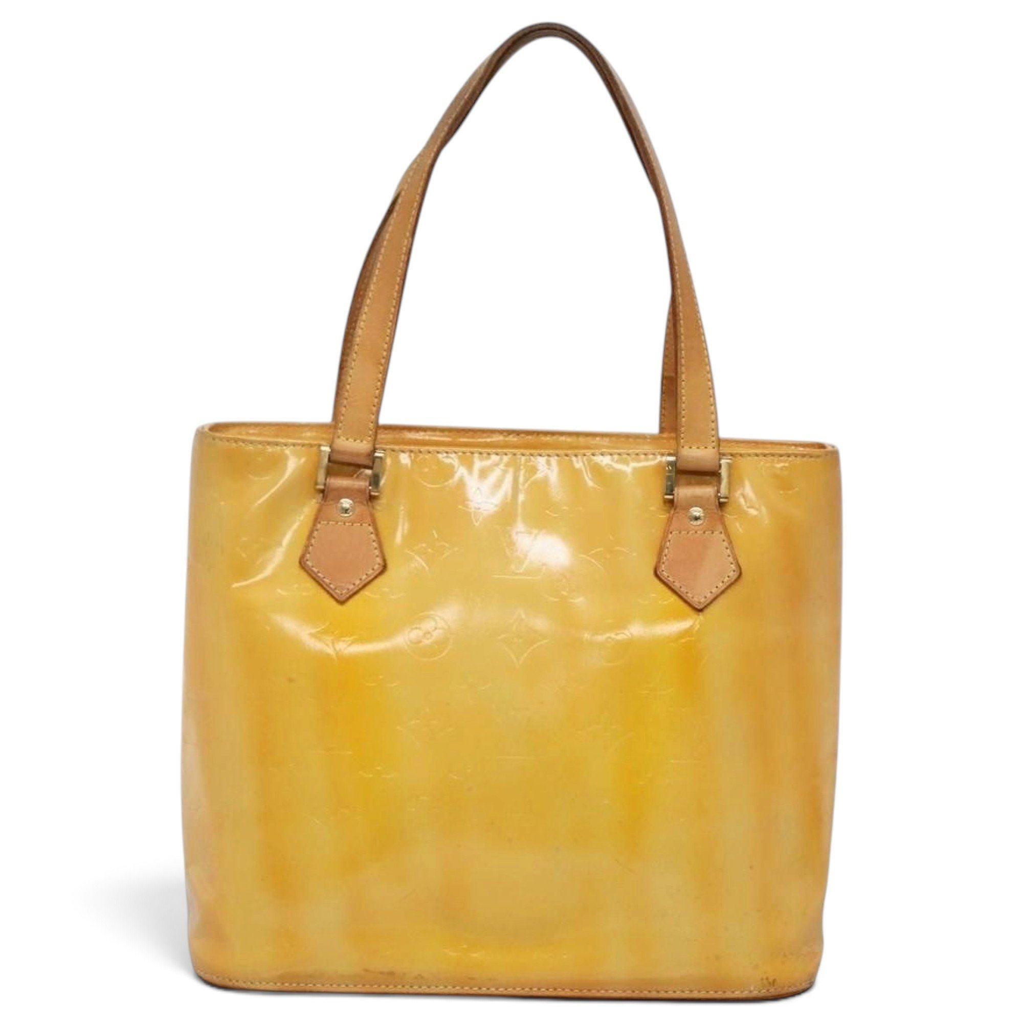 Houston patent leather handbag