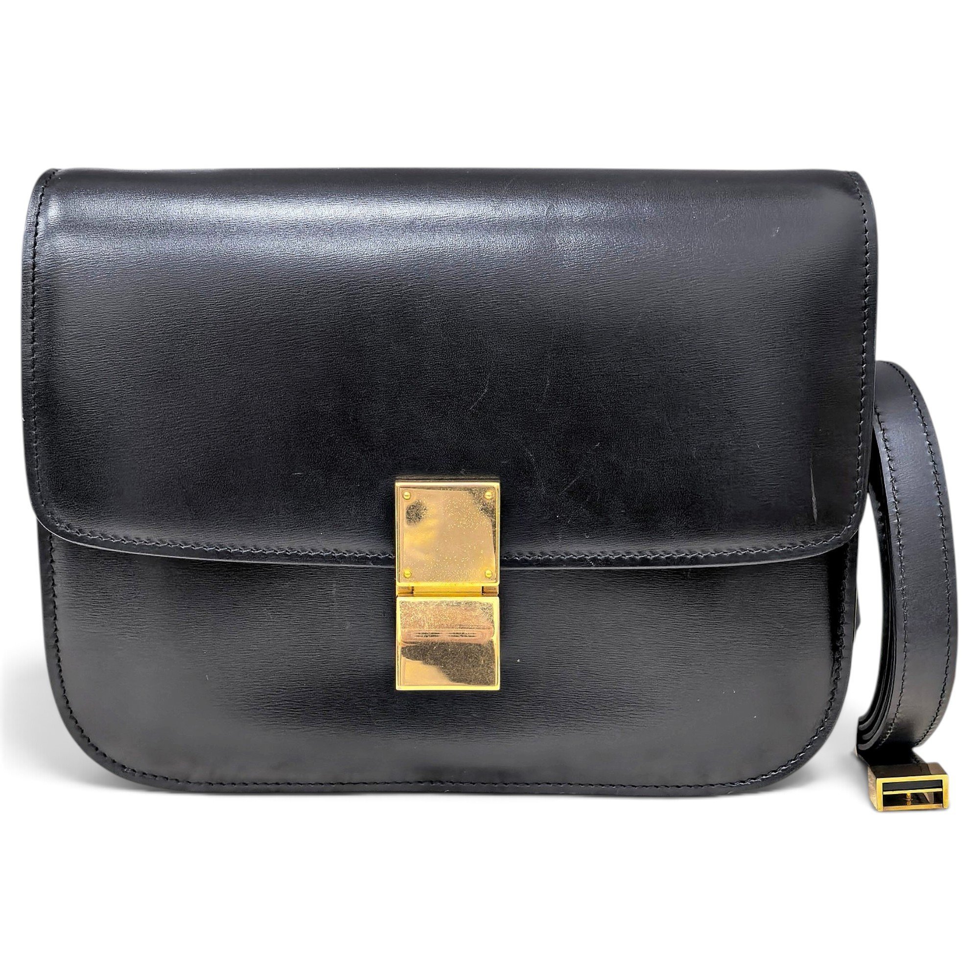 Classic leather handbag