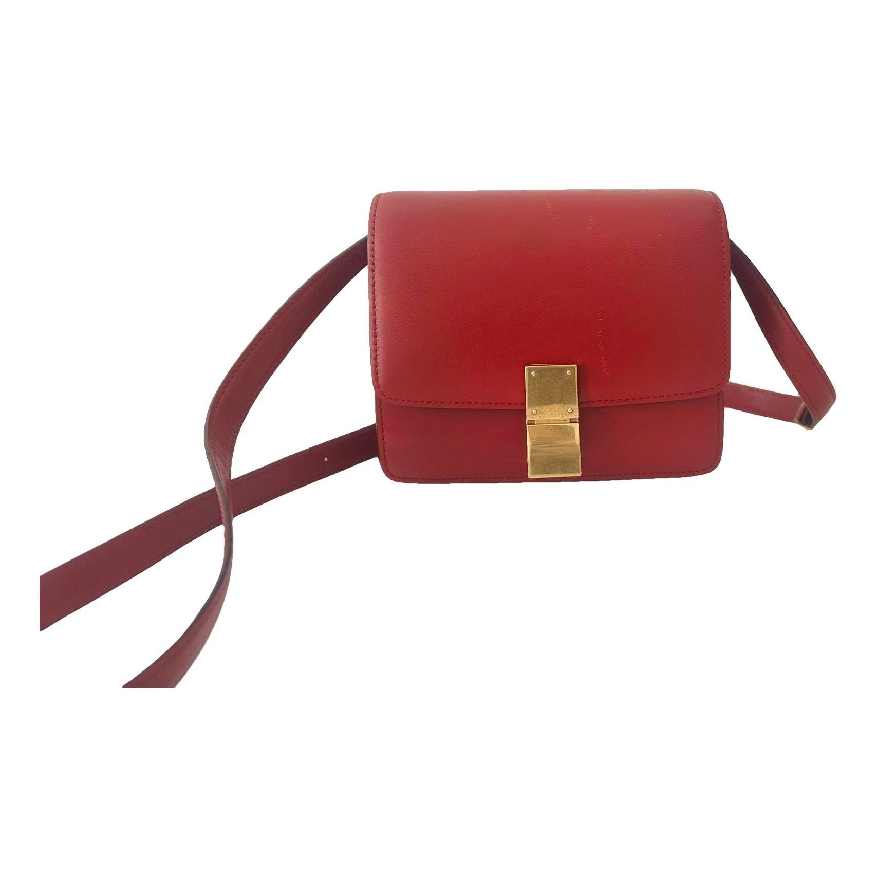 Classic leather crossbody bag