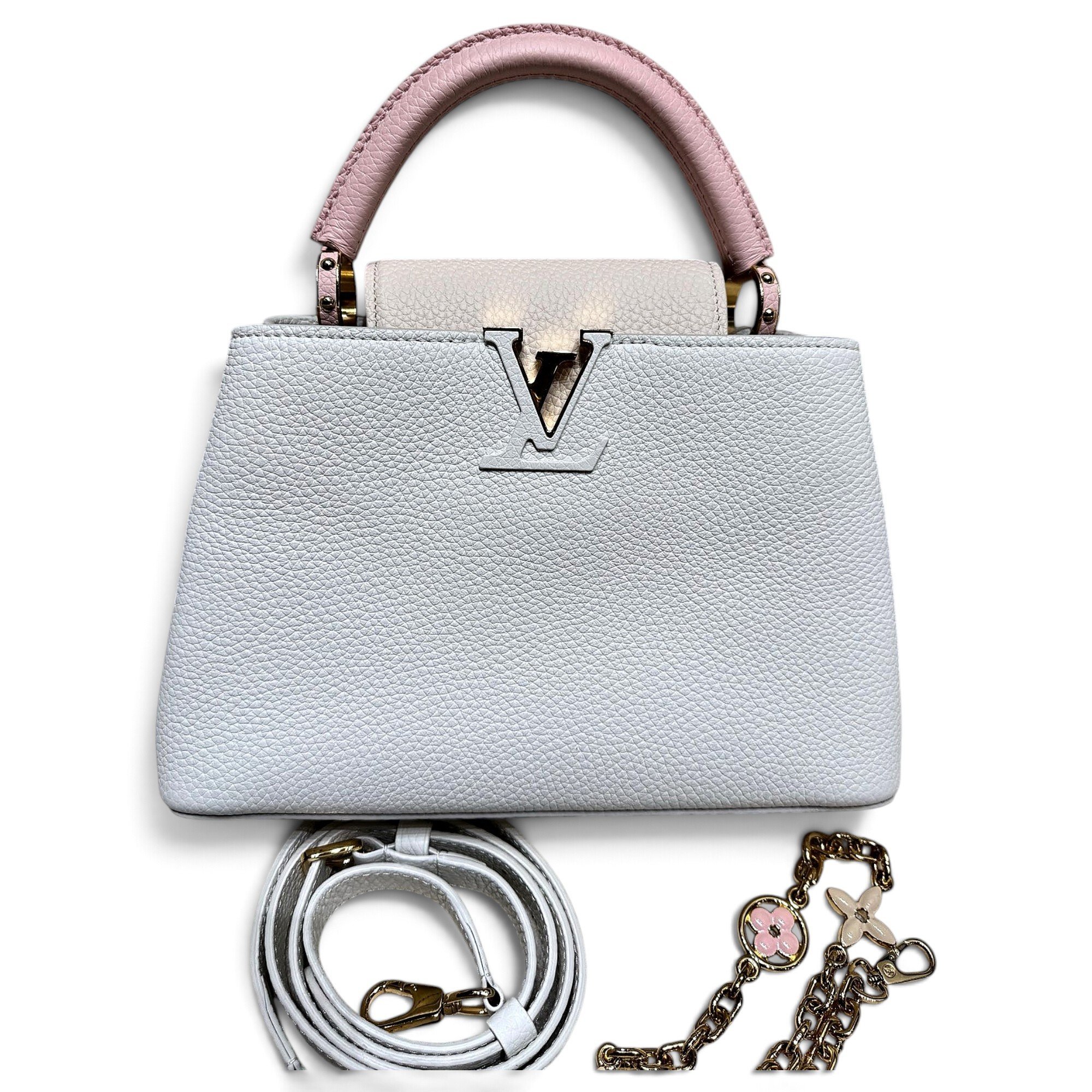 Capucines leather handbag