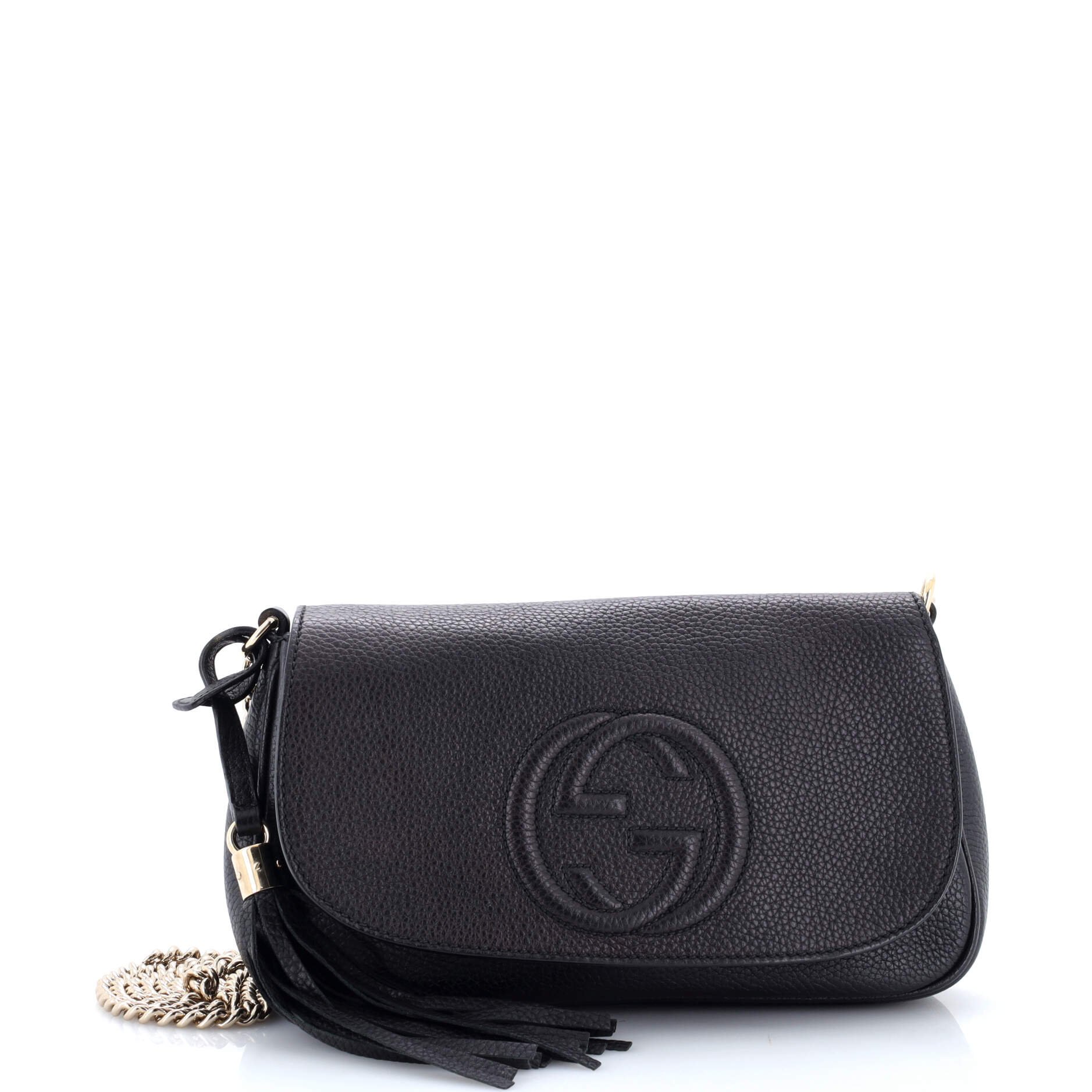 Soho Chain Crossbody Bag Leather Medium
