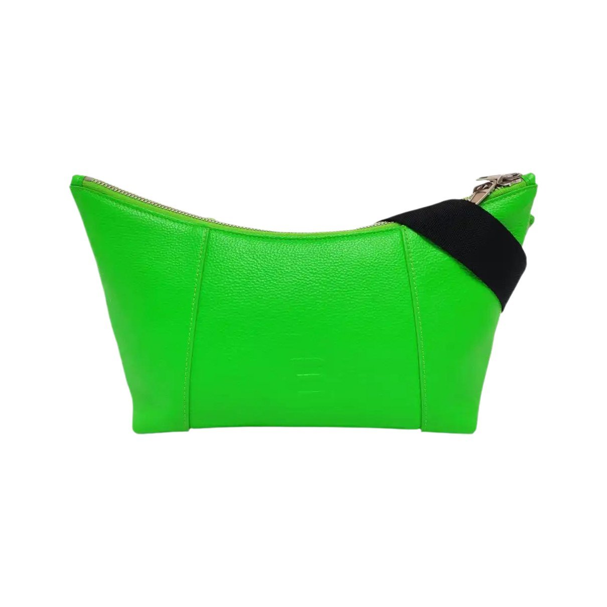 Hourglass leather crossbody bag