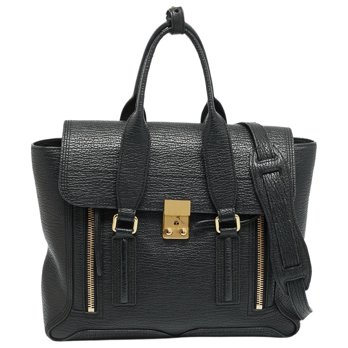 Pashli leather satchel