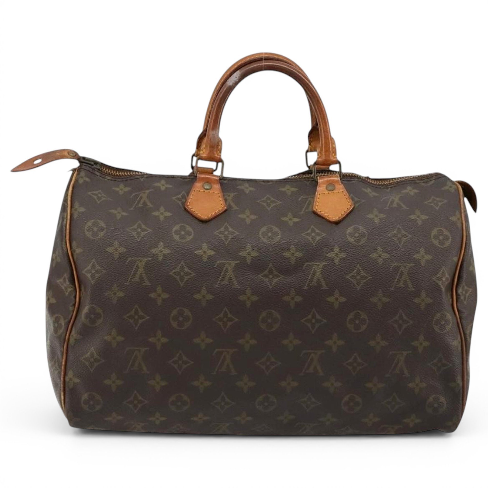 Speedy leather handbag