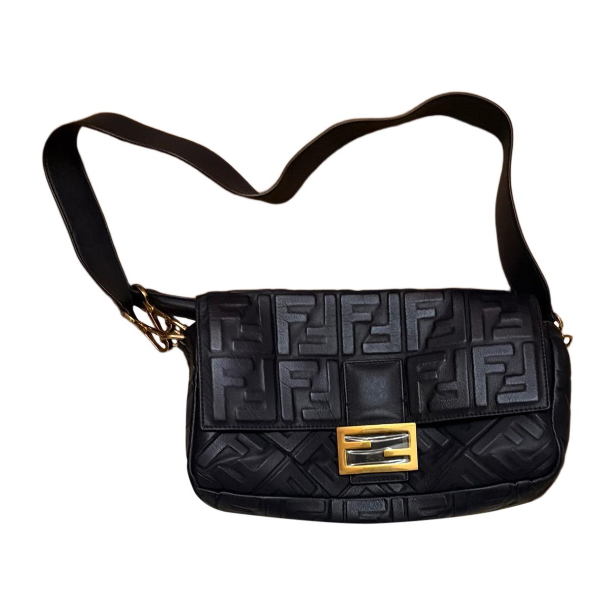 Baguette leather handbag