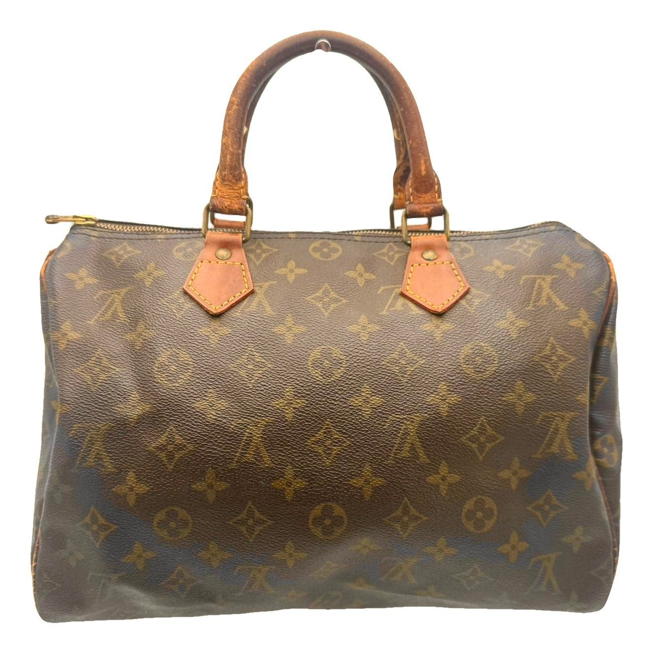 Speedy leather handbag