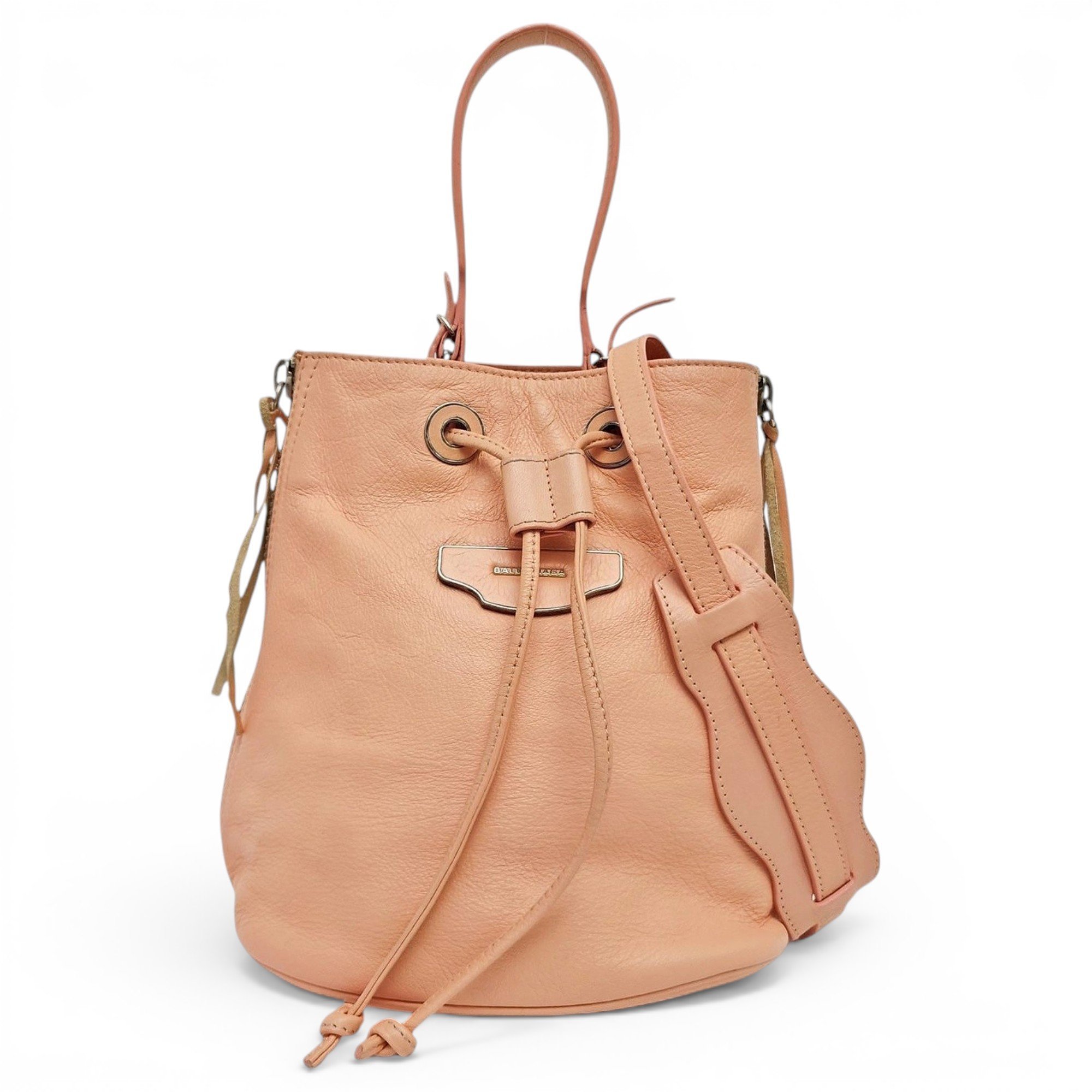 Papier leather handbag