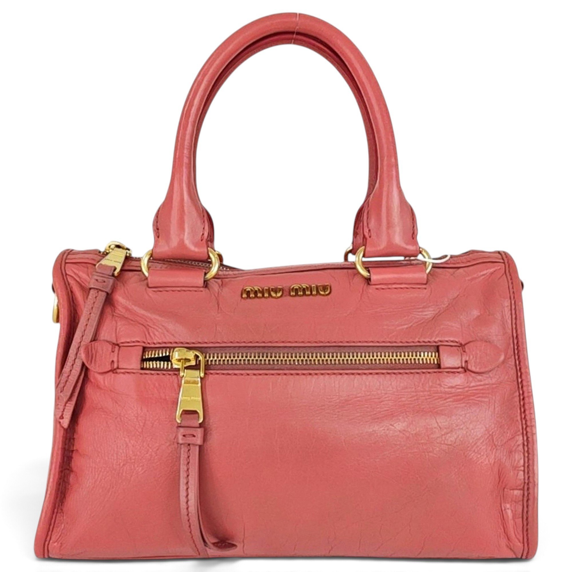 Leather handbag