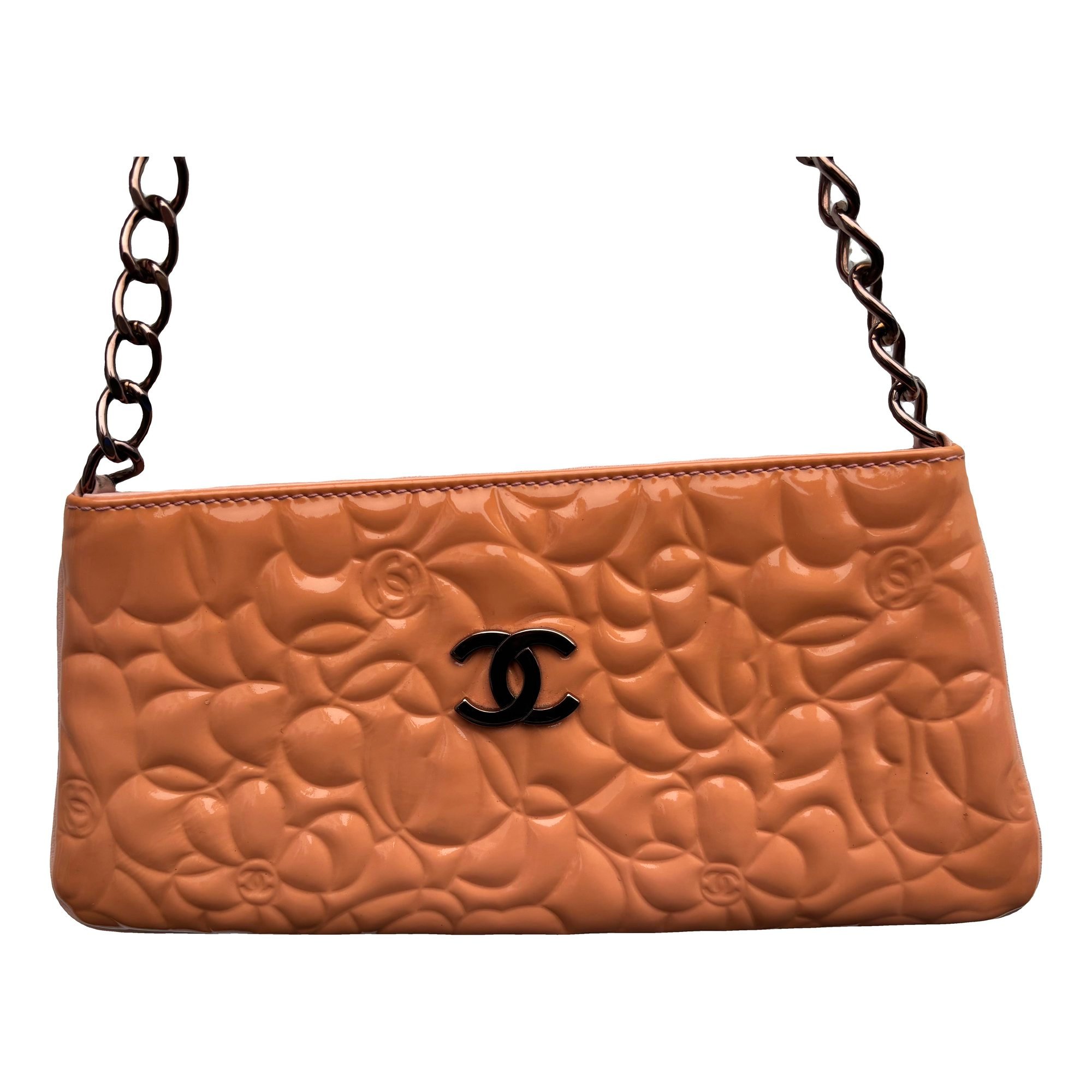 Patent leather handbag