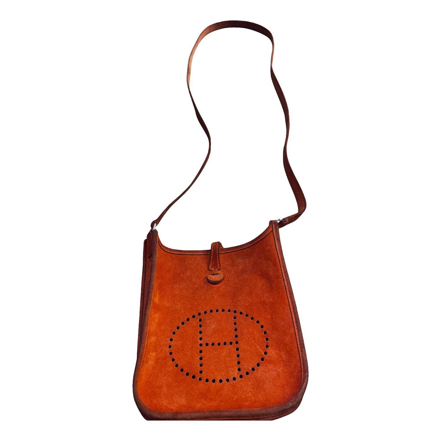 Leather clutch bag