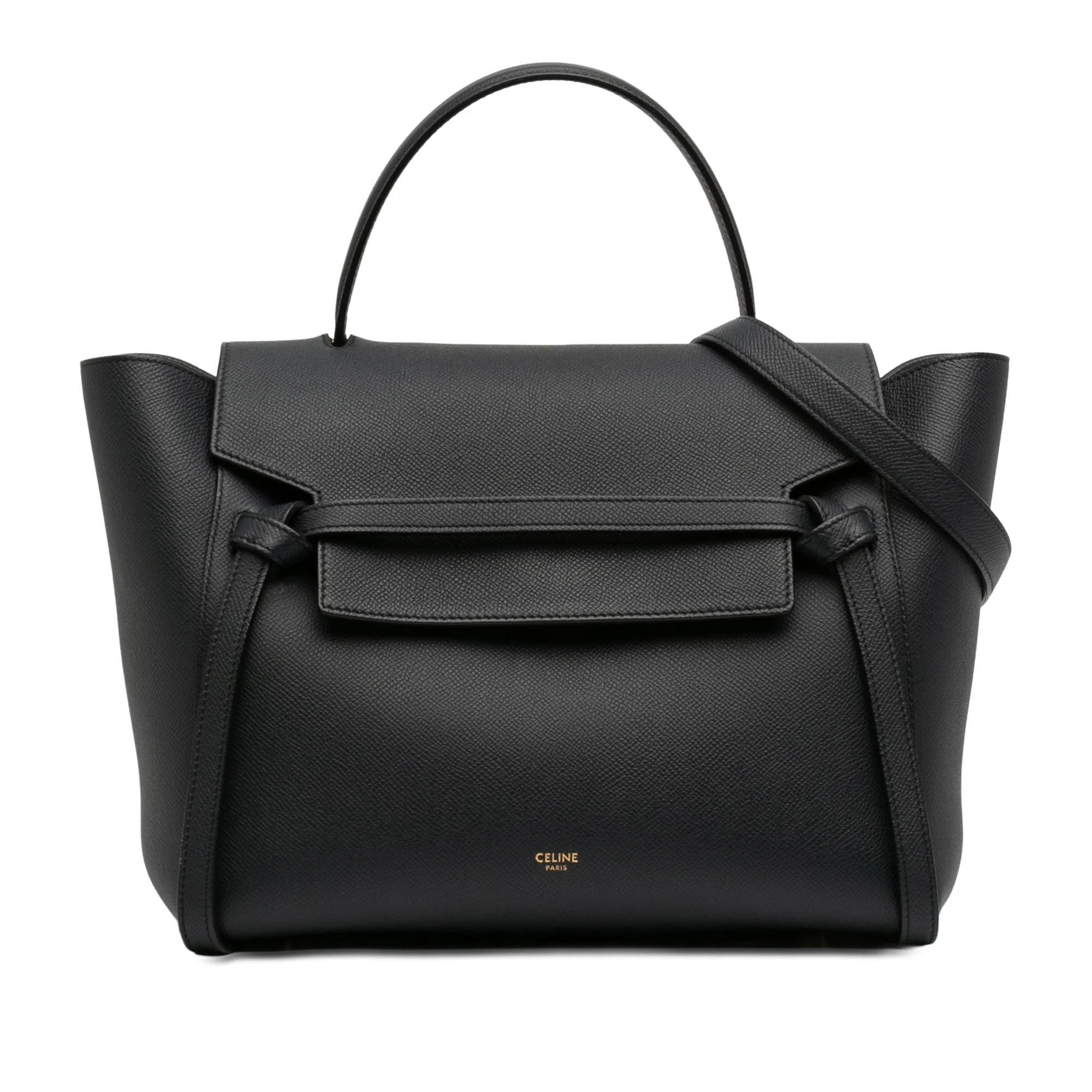 Belt pony-style calfskin handbag