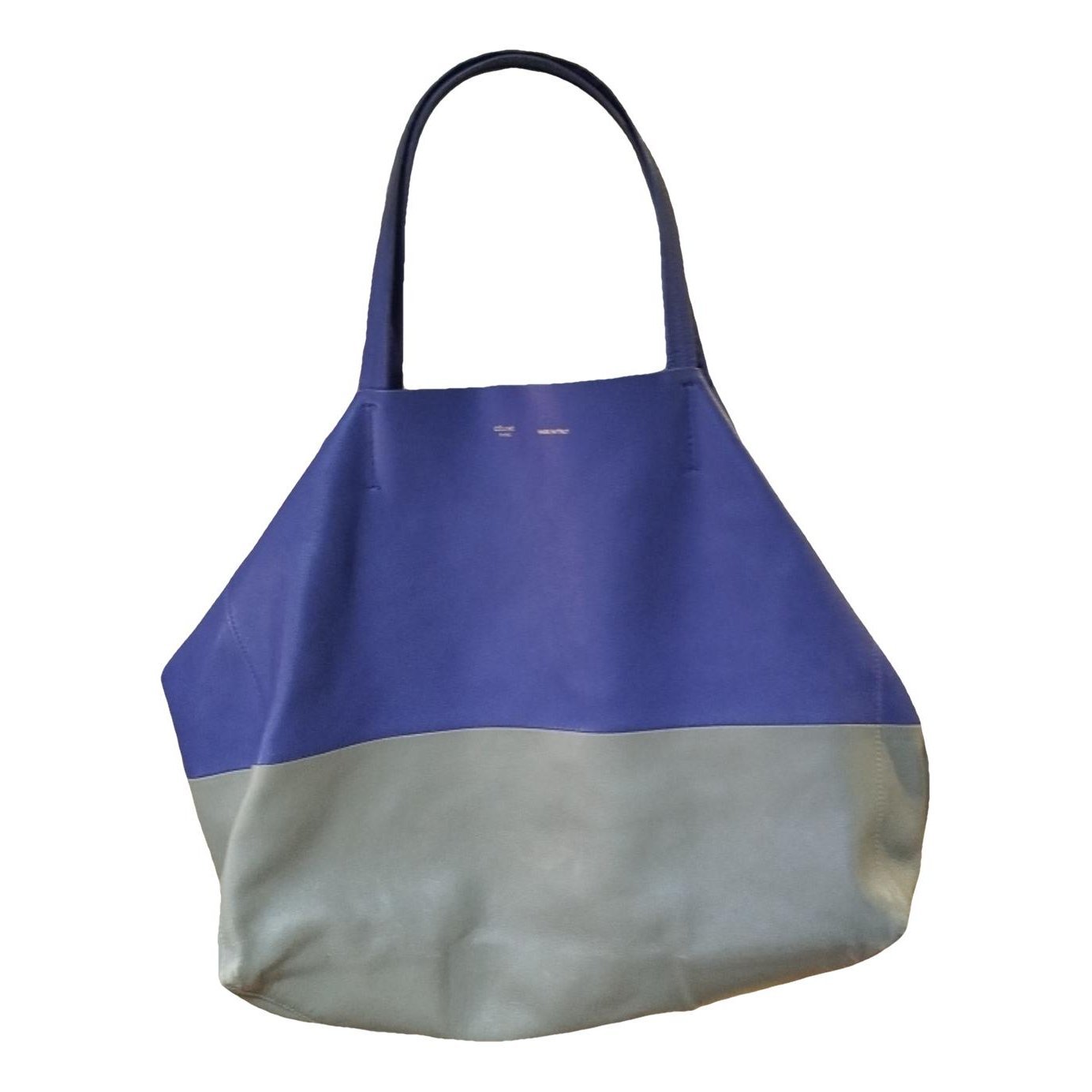 Cabas leather handbag