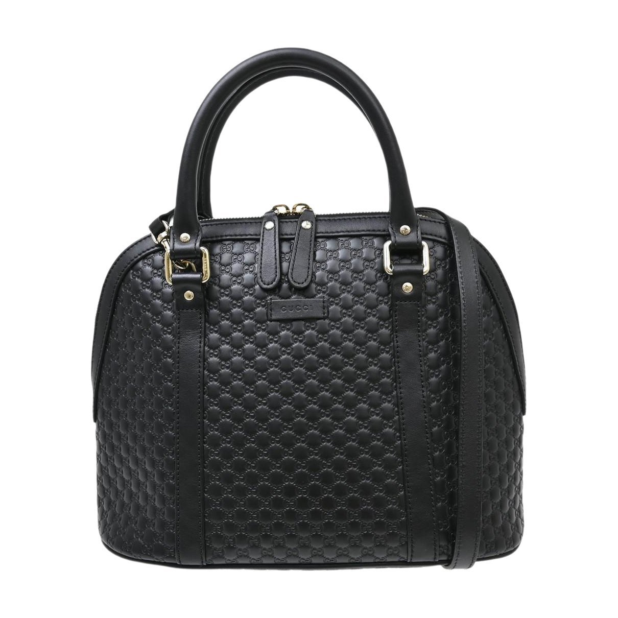 Dôme leather handbag