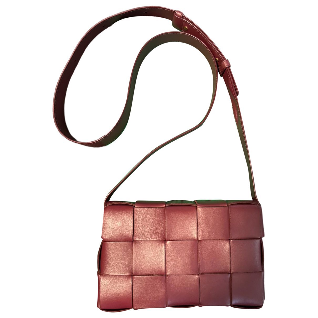 Cassette leather crossbody bag