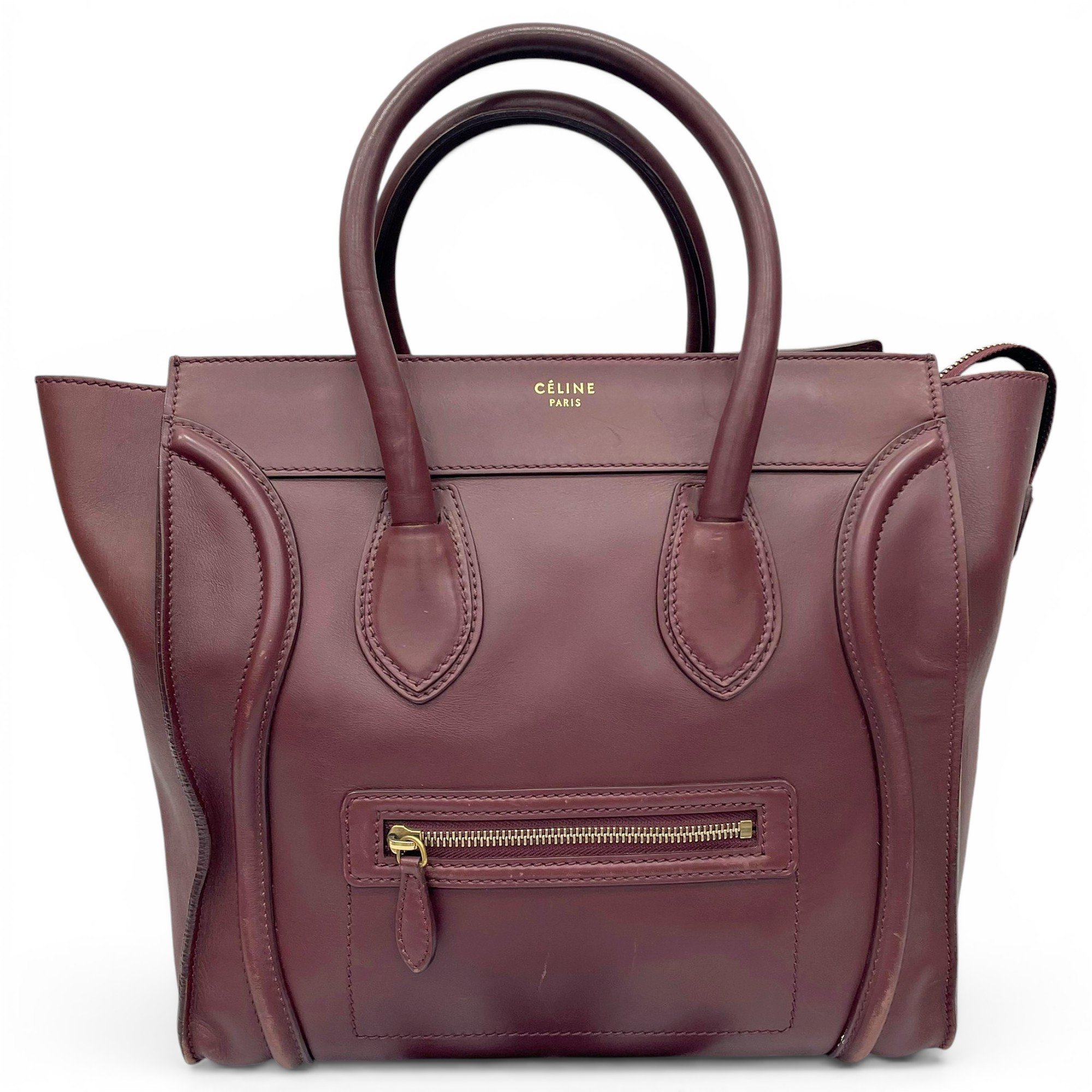 Luggage leather handbag