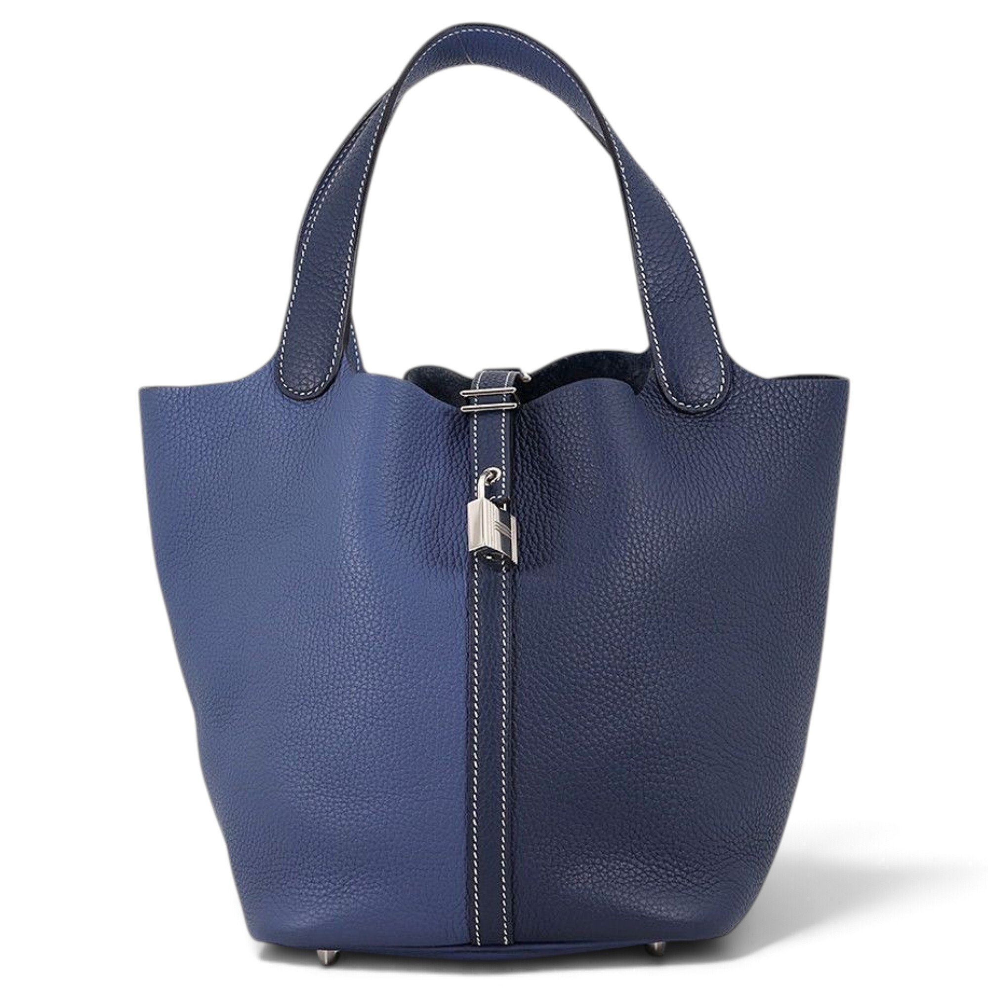 Picotin leather handbag
